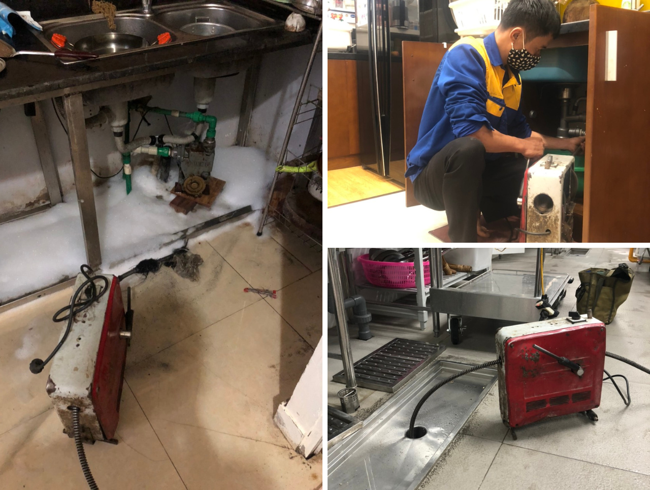 Dịch vụ thông tắc bồn chậu rửa bát