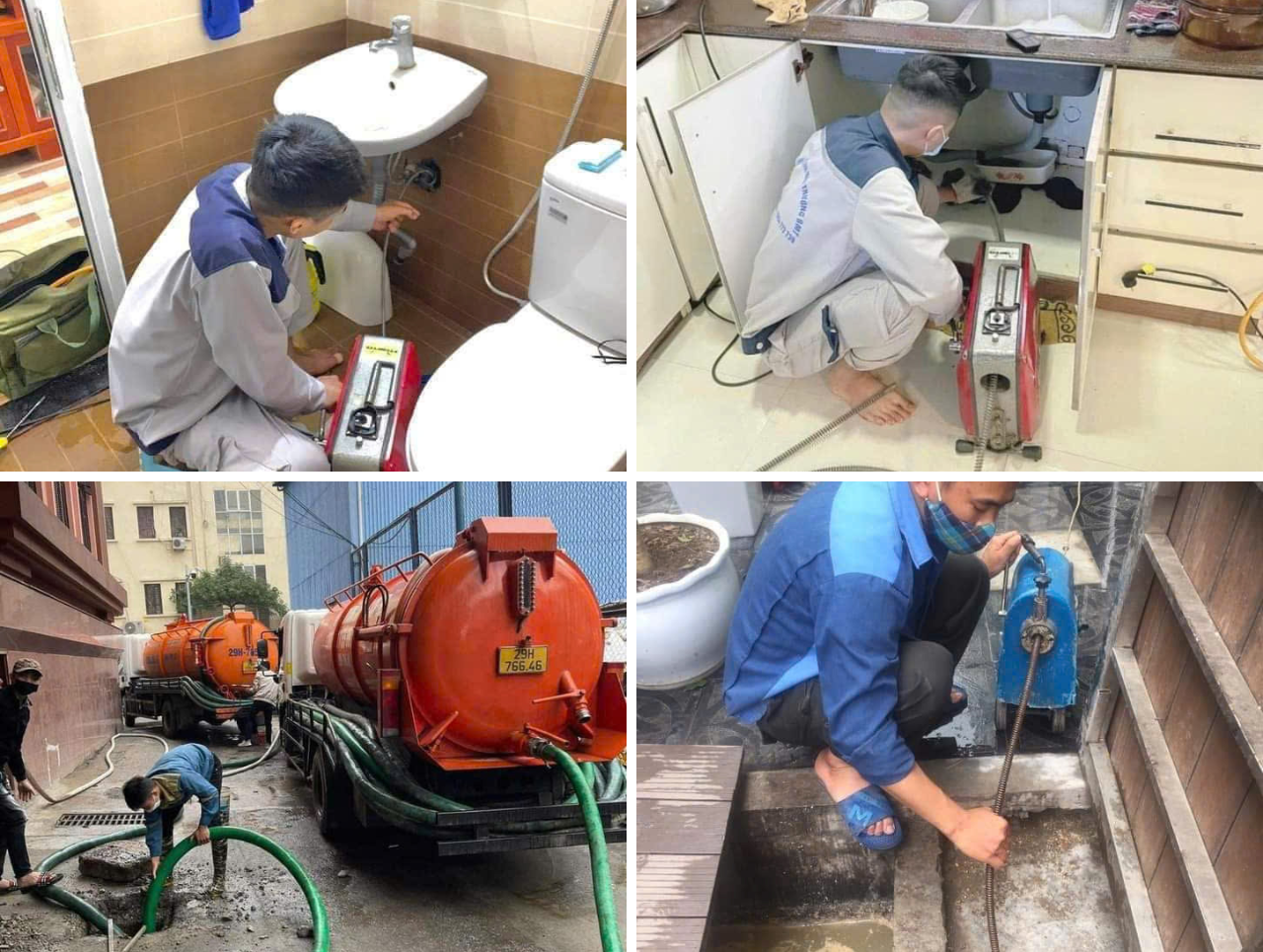 Dịch vụ thông tắc tại Hà Nội giá rẻ, uy tín