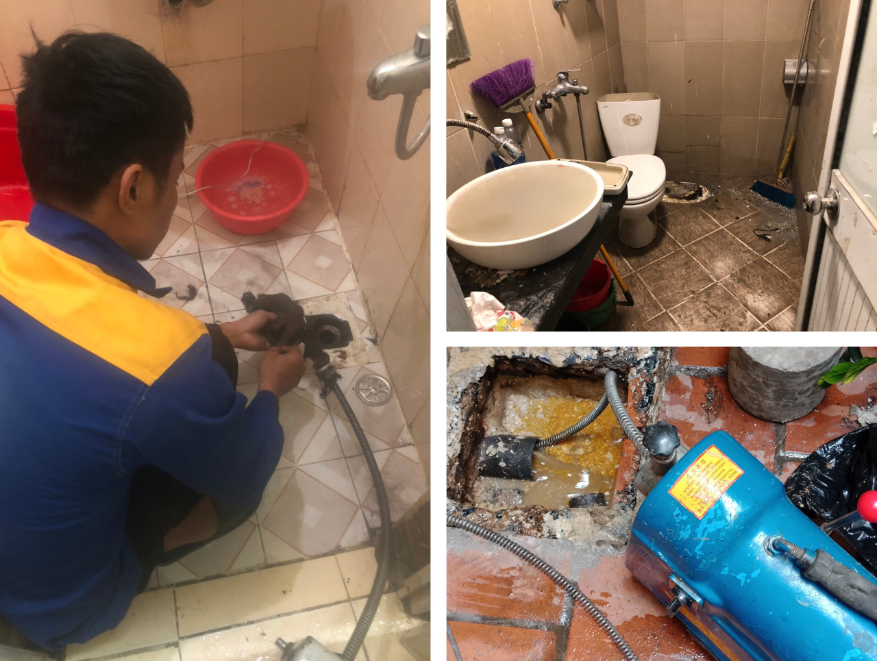 dịch vụ thông tắc cống